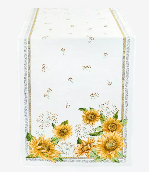 Jacquard Table runner (Sunflower. 2 colors) - Click Image to Close